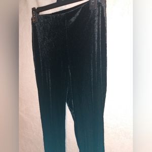 Velour Black Leggings
